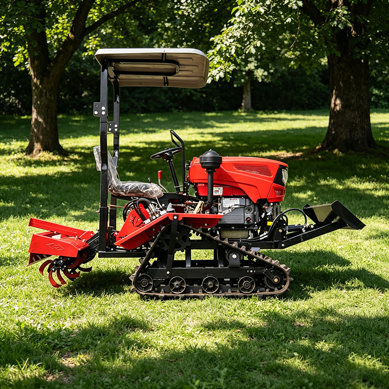 Agriculture Farming Practices - Customized Practical Crawler Rotary Tiller, Small