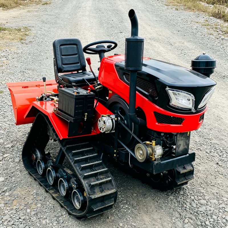 Farming Agriculture Equipment - Customized Hot-selling Mini Tracked Rotary Tractor,
