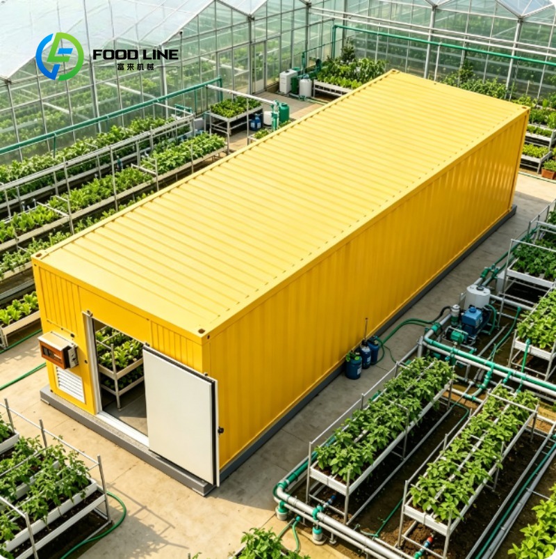 Urban Farming Agriculture - Modular Smart Grow Container Automatic Planting