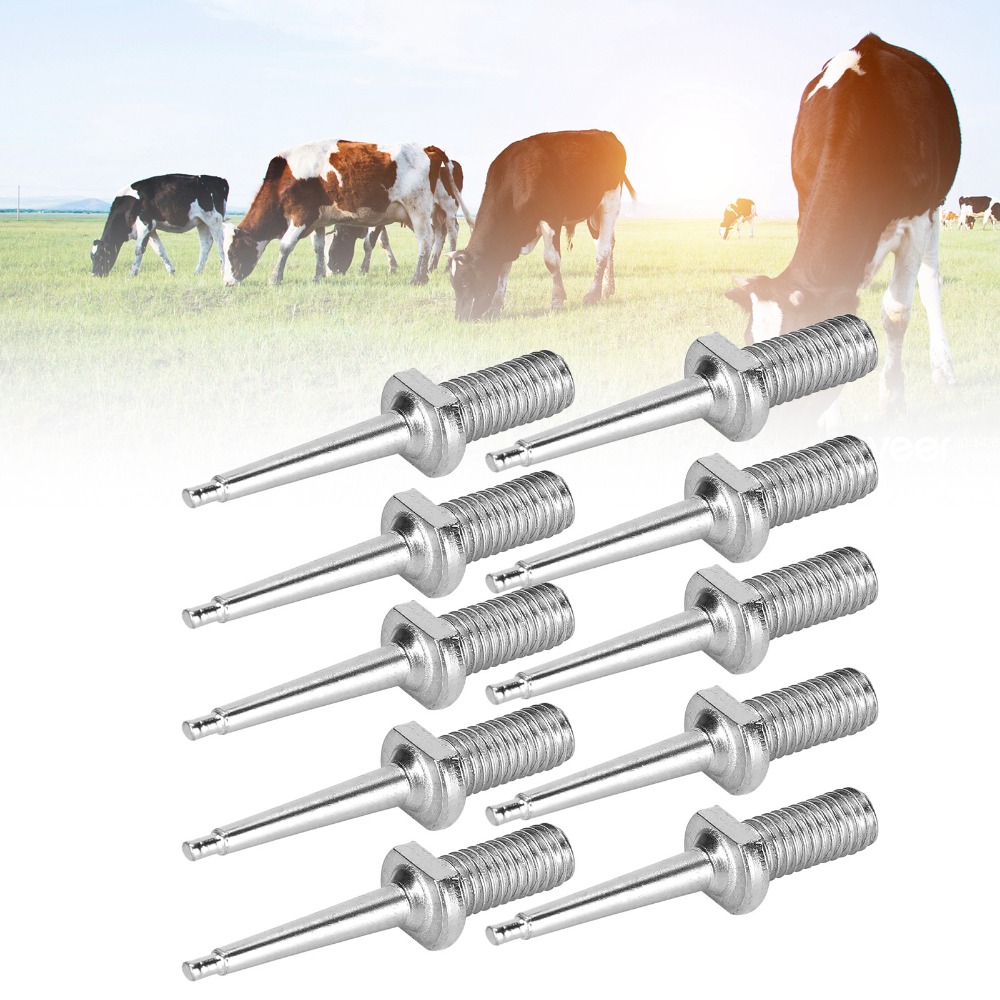 10Pcs Practical Stainless Stee - Livestock Ear Tag ulasan dan harga