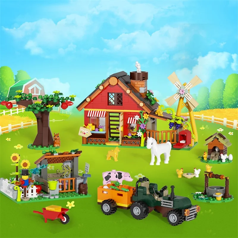 Creative Windmill Farm House B - Farming Agriculture Model ulasan dan harga