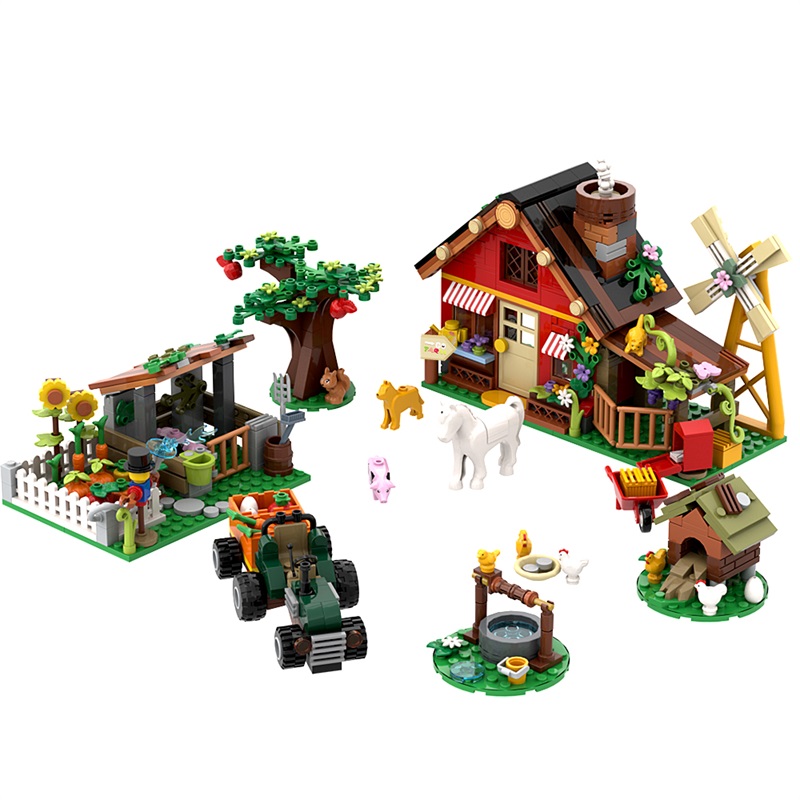 Creative Windmill Farm House B - Farming Agriculture Model ulasan dan harga