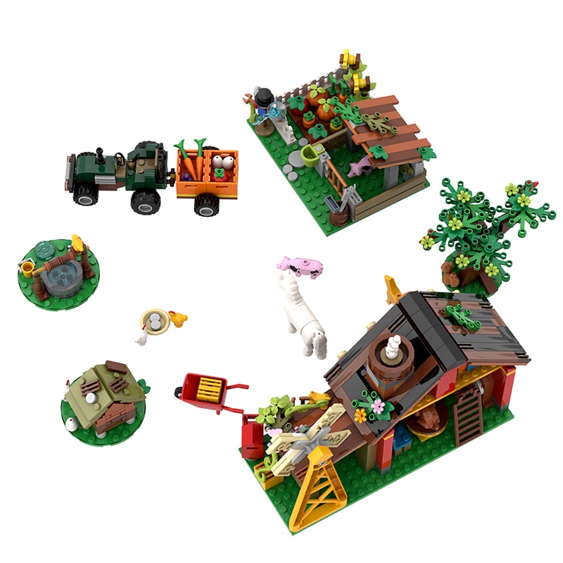 Creative Windmill Farm House B - Farming Agriculture Model ulasan dan harga