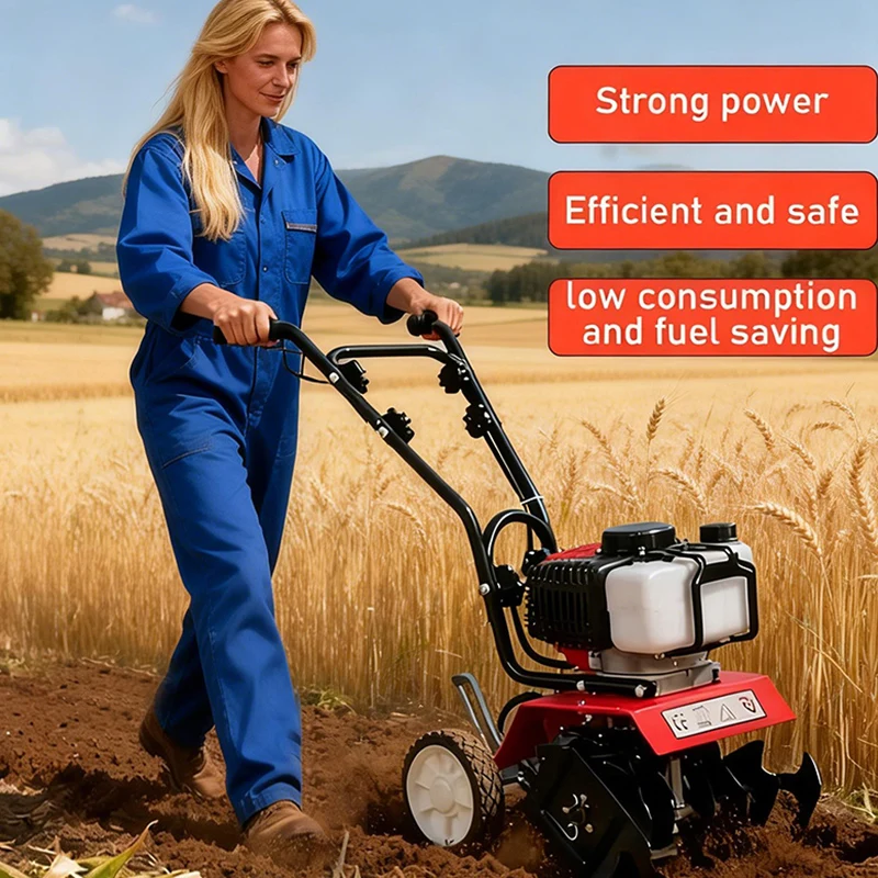 Petrol Mini Cultivator Electri - Farming Equipment For Agriculture ulasan dan harga