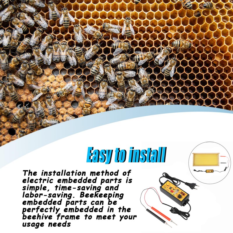Beekeeping Tool EU Plug Electr - Beehive Frame Wax ulasan dan harga