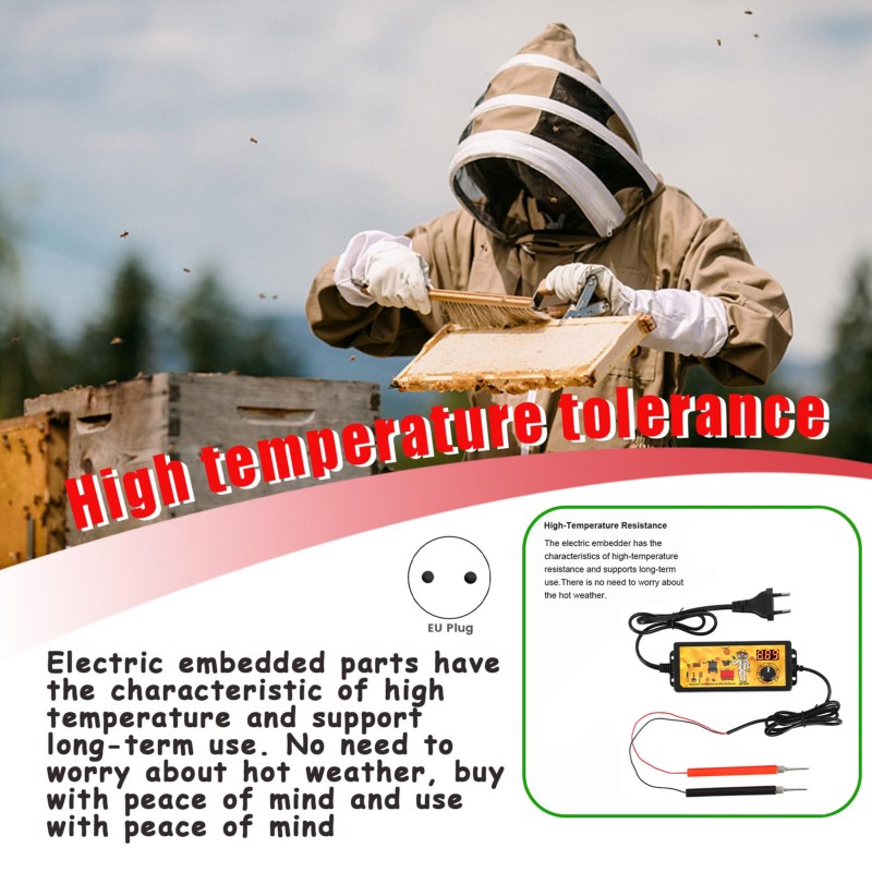 Beekeeping Tool EU Plug Electr - Beehive Frame Wax ulasan dan harga