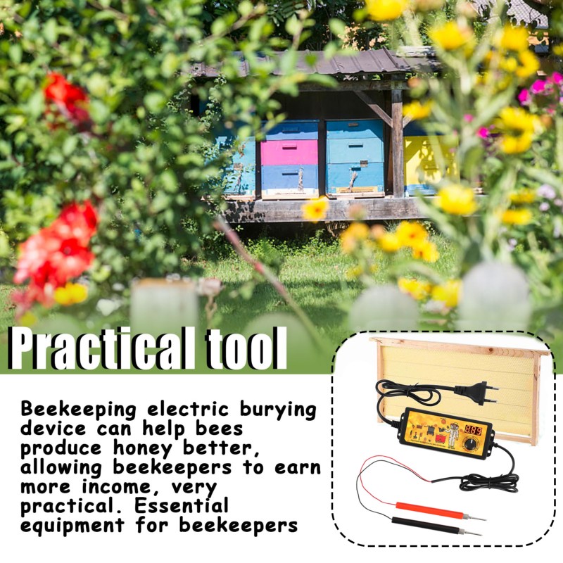 Beekeeping Tool EU Plug Electr - Beehive Frame Wax ulasan dan harga