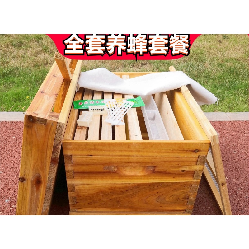 Bee Hive in Bee Box, A Full Se - Beehive Frame Wax ulasan dan harga