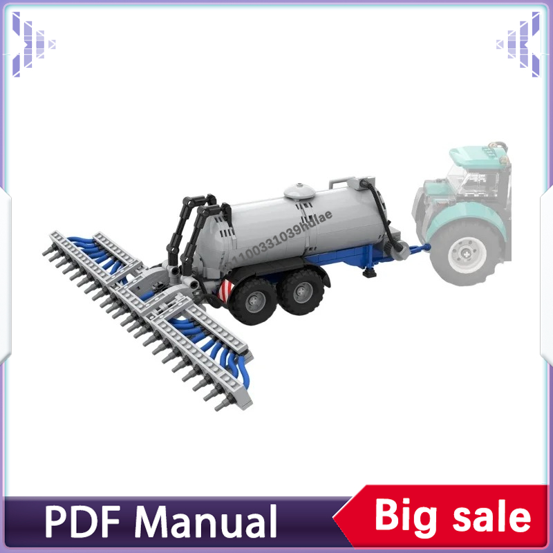 Urban City Tractor MOC Buildin - Farming Agriculture Model ulasan dan harga