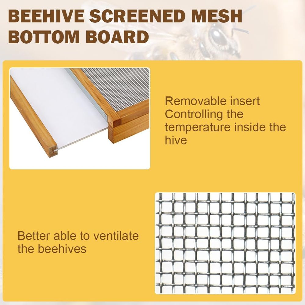 10-Frame Beehive Kit with Waxe - Beehive Frame Wax ulasan dan harga