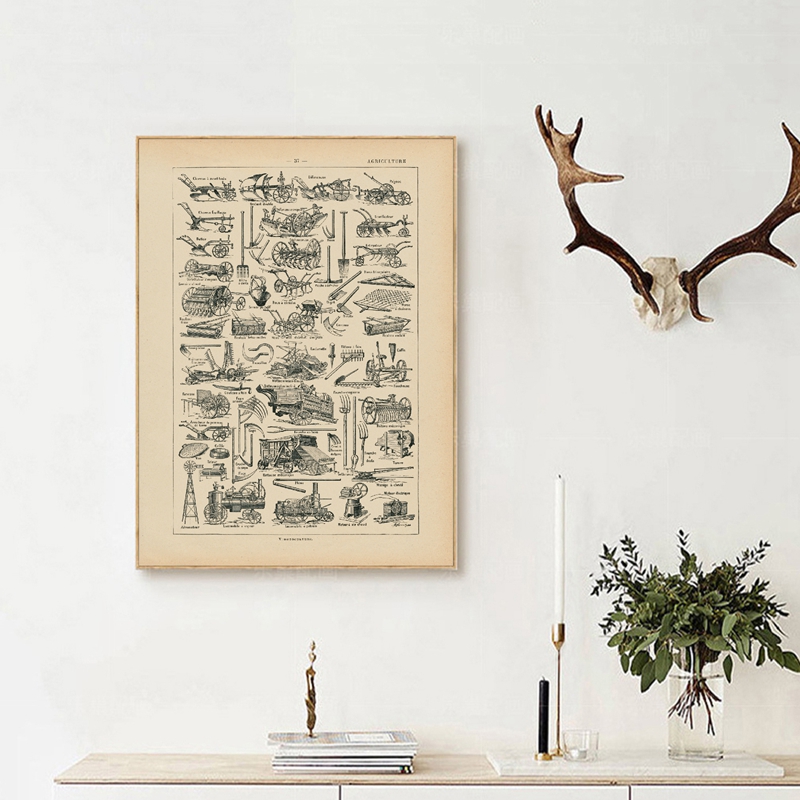 Farming Equipment Agricultural - Agriculture Farming Poster ulasan dan harga