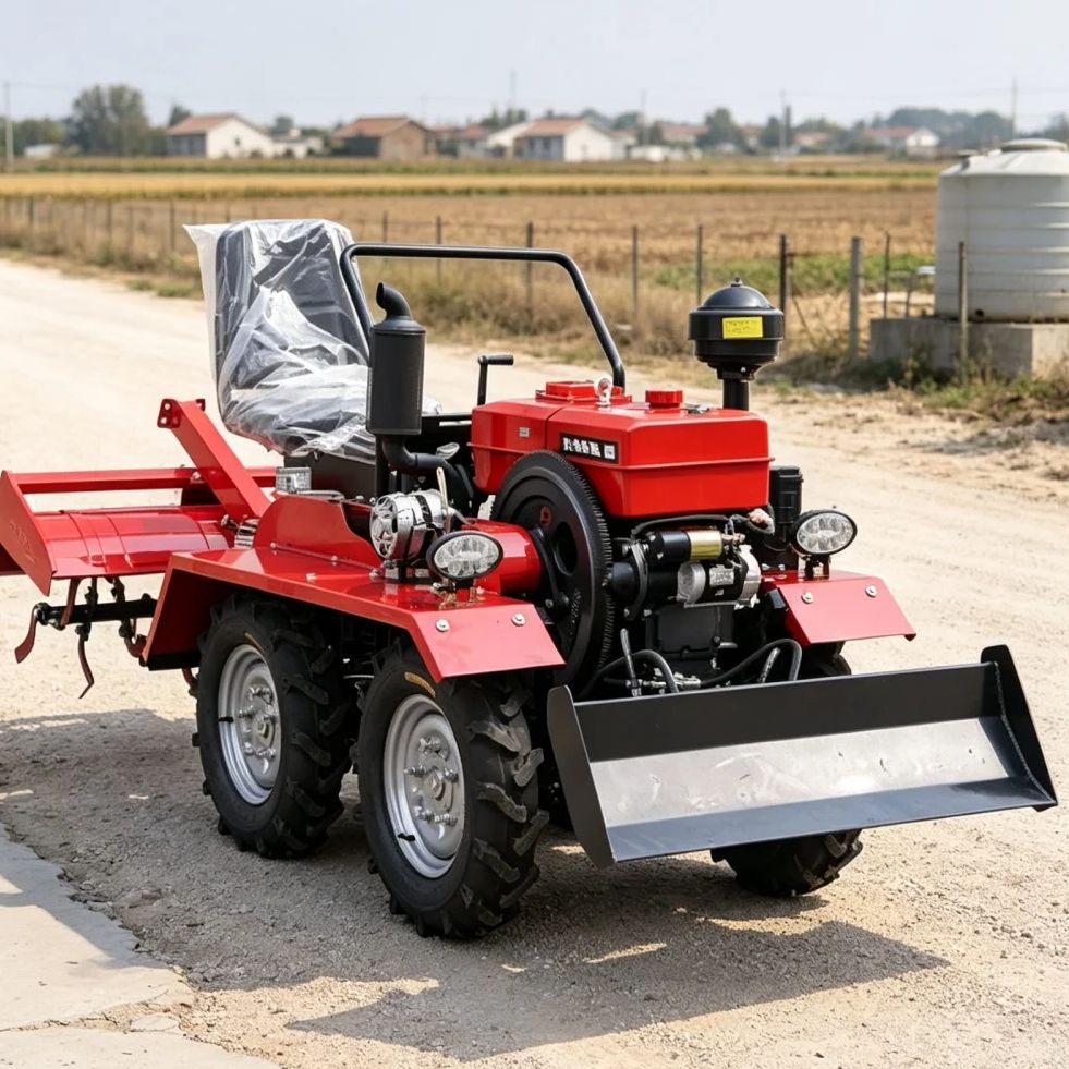 Customized 4‑Wheel 4WD Rotary  - Farming Agriculture Equipment ulasan dan harga