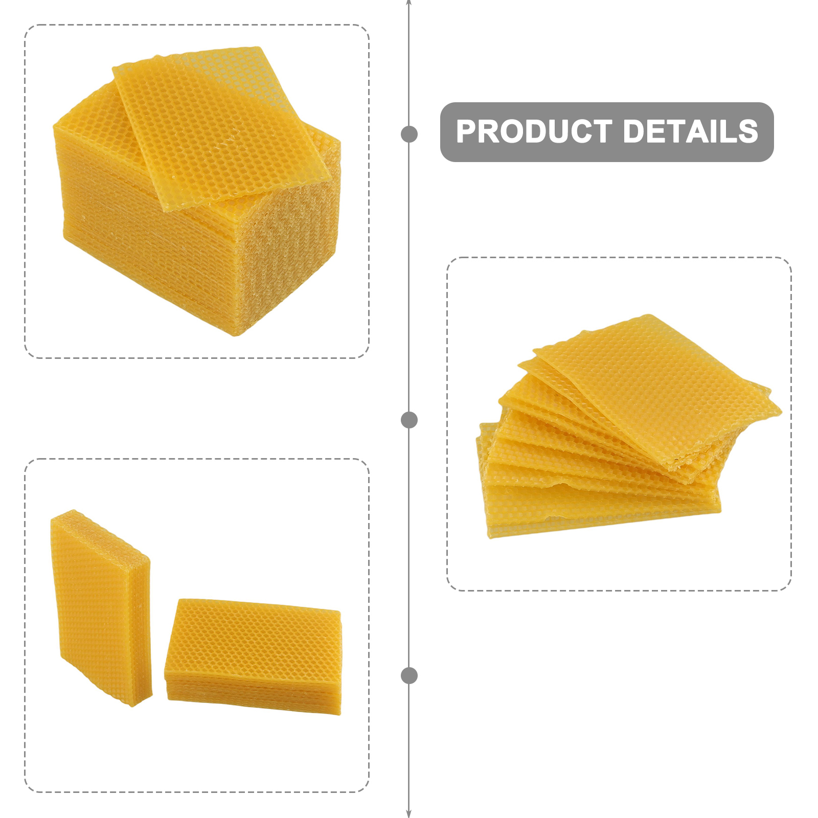 Bee Hive Wax Frames 9cm524x Eq - Beehive Frame Wax ulasan dan harga