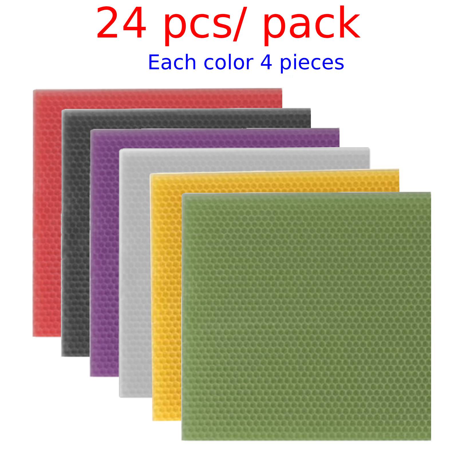 24 Pieces Colorful Honeycomb W - Beehive Frame Wax ulasan dan harga