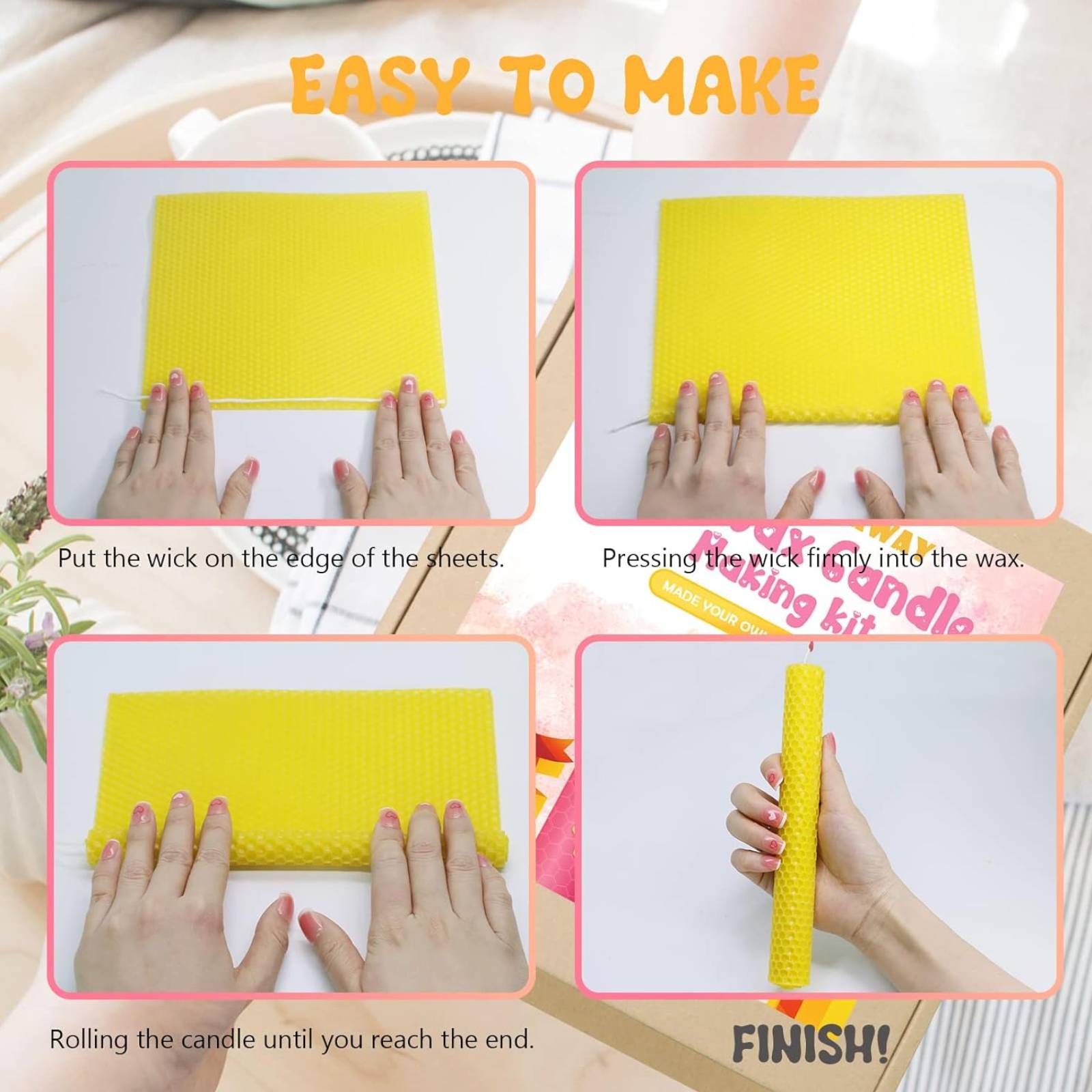 24 Pieces Colorful Honeycomb W - Beehive Frame Wax ulasan dan harga