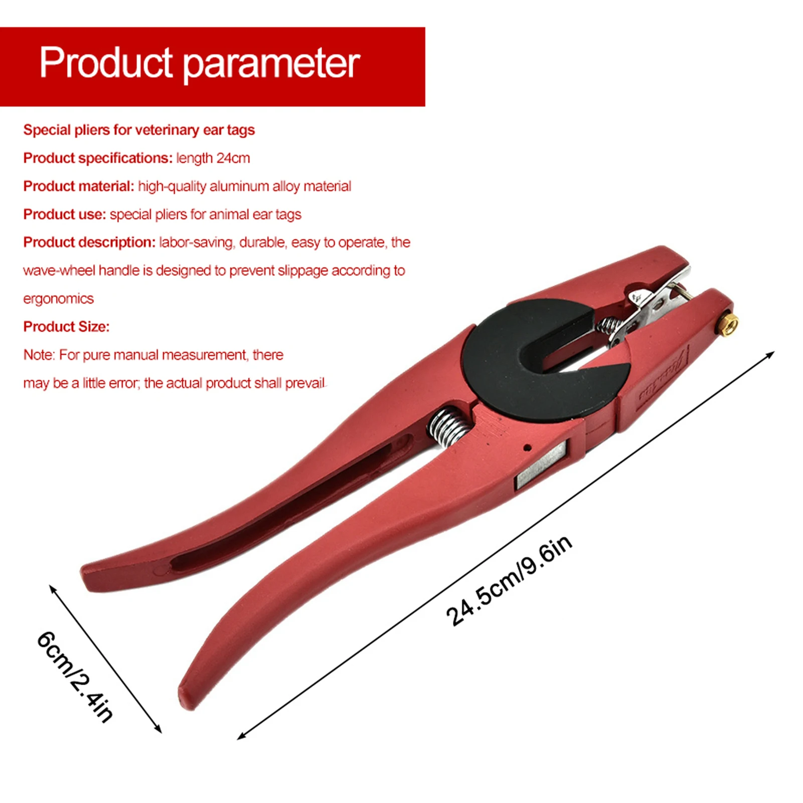 Red Alloy Ear Tag Plier for Li - Livestock Ear Tag ulasan dan harga