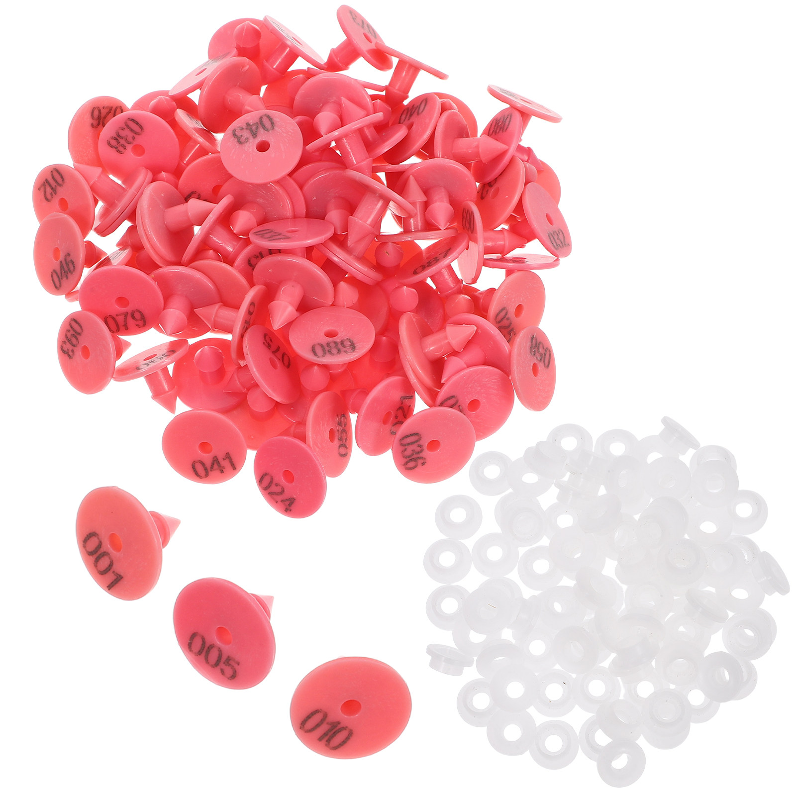 100Pcs Numbered Rabbit Ear Tag - Livestock Ear Tag ulasan dan harga