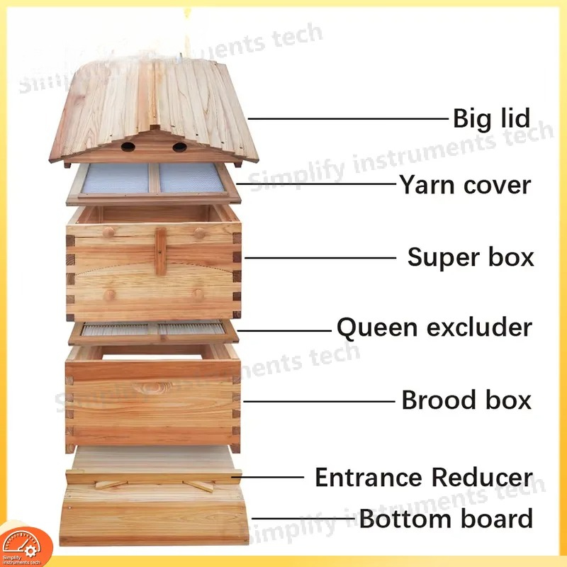 Automatic Self-Flowing Beehive - Beehive Frame Wax ulasan dan harga