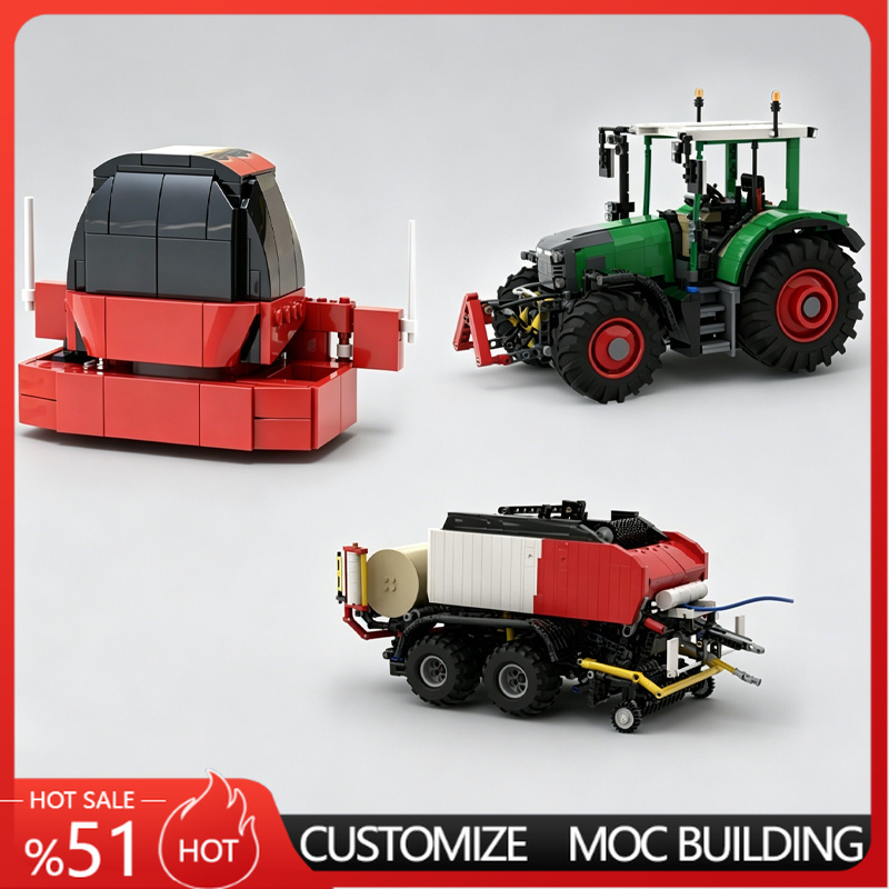 NEW Green Farm Tractor With Re - Farming Agriculture Model ulasan dan harga