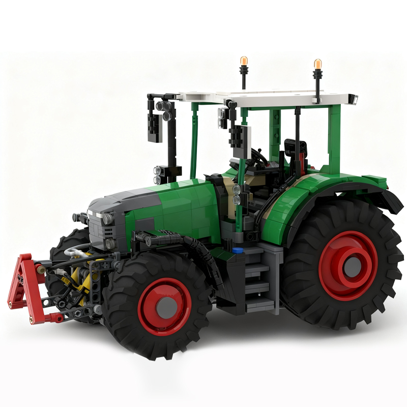 NEW Green Farm Tractor With Re - Farming Agriculture Model ulasan dan harga